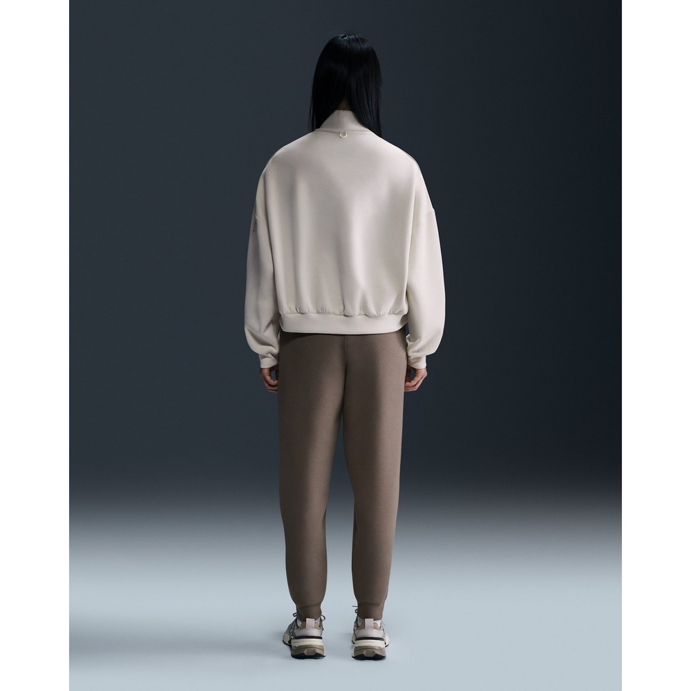 Nike Sportswear Tech Fleece 24/7 Quarter-Zip Pullover Light Orewood Brown NEW S - Picture 5 of 7